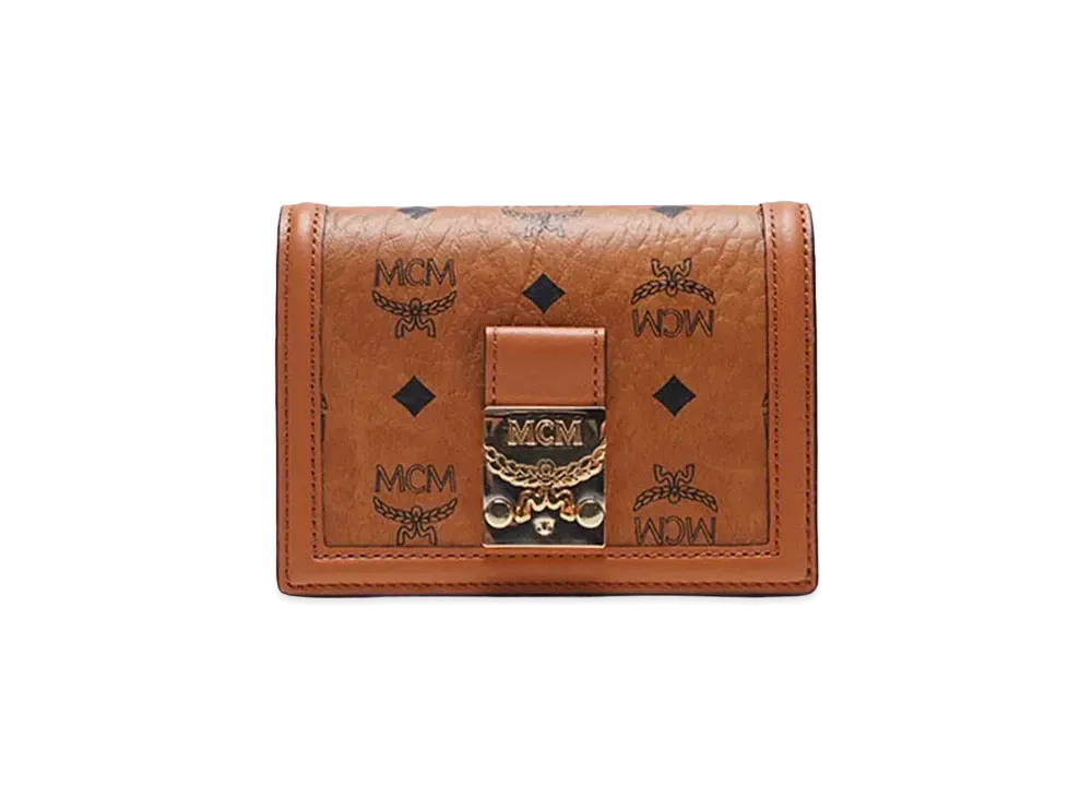 MCM TRACY SMALL WALLET "COGNAC"