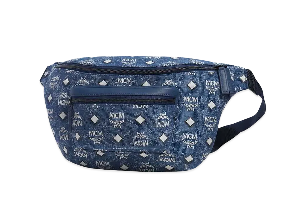 MCM FURSTEN BELT BAG "DENIM"
