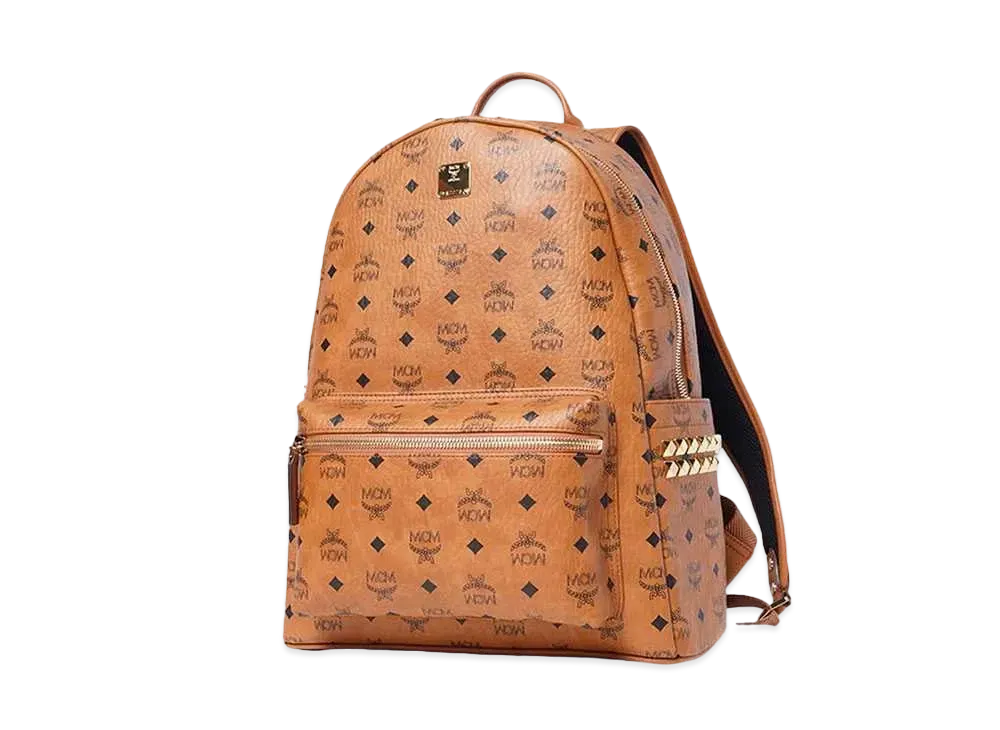 MCM STARK BACKPACK MEDIUM "COGNAC"