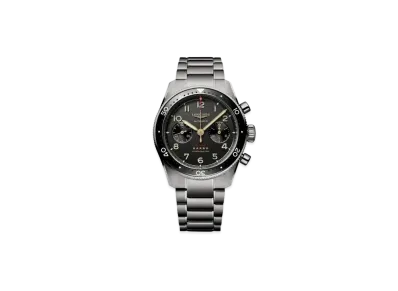 Longines Spirit Flyback Titanium 42.00mm "Anthracite/Titanium" L3.821.1.53.6