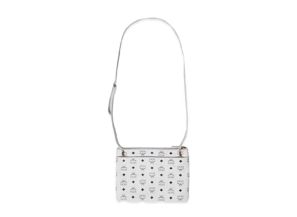 MCM AREN POUCH MEDIUM "WHITE"