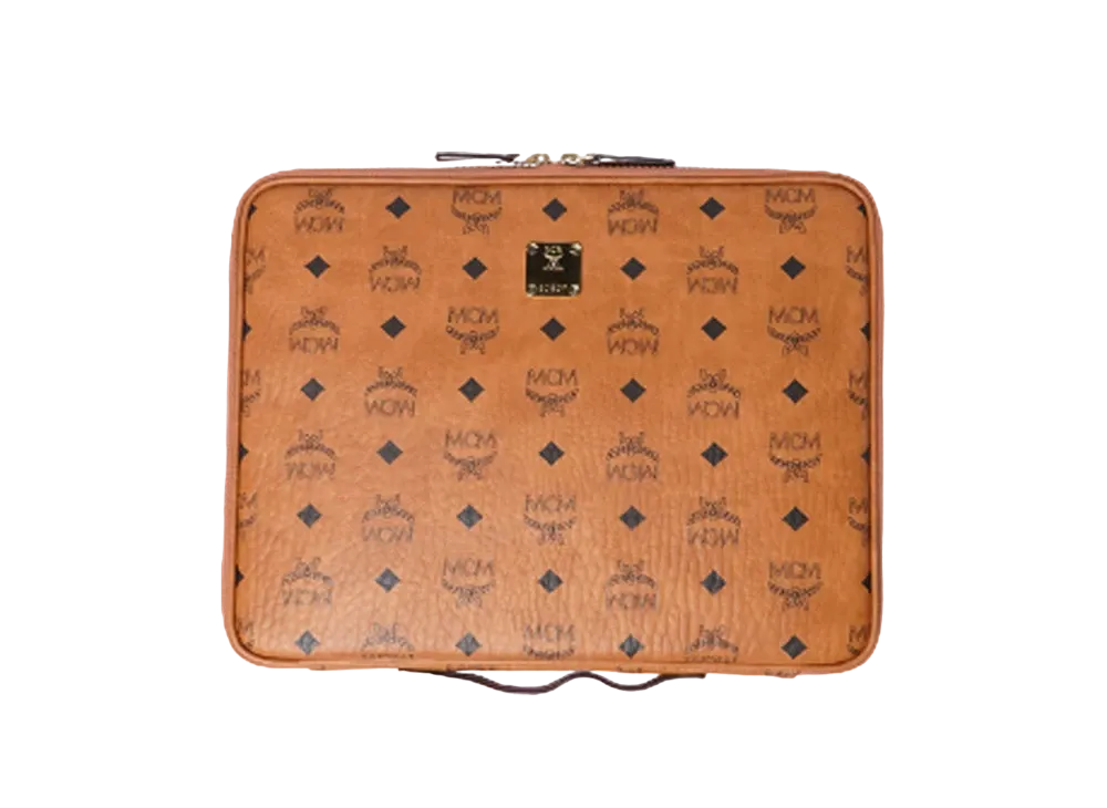 MCM AREN IPAD CASE MEDIUM "COGNAC"