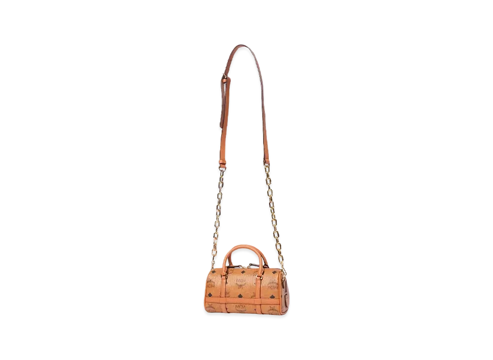 MCM AREN BOSTON MINI "COGNAC"