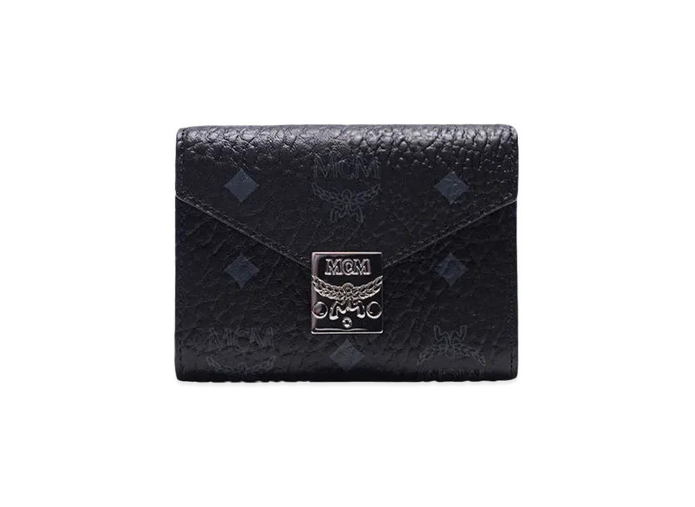MCM TRACY FOLD WALLET SMALL "BLACK"