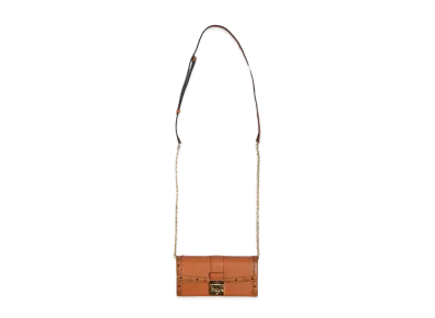 MCM TRACY FOLD WALLET LARGE "COGNAC"