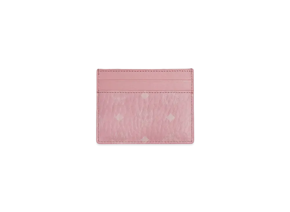 MCM AREN CARD CASE MINI "BLOSSOM PINK VISETOS"