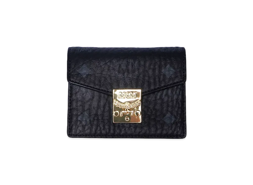 MCM TRACY CARD CASE "BLACK"