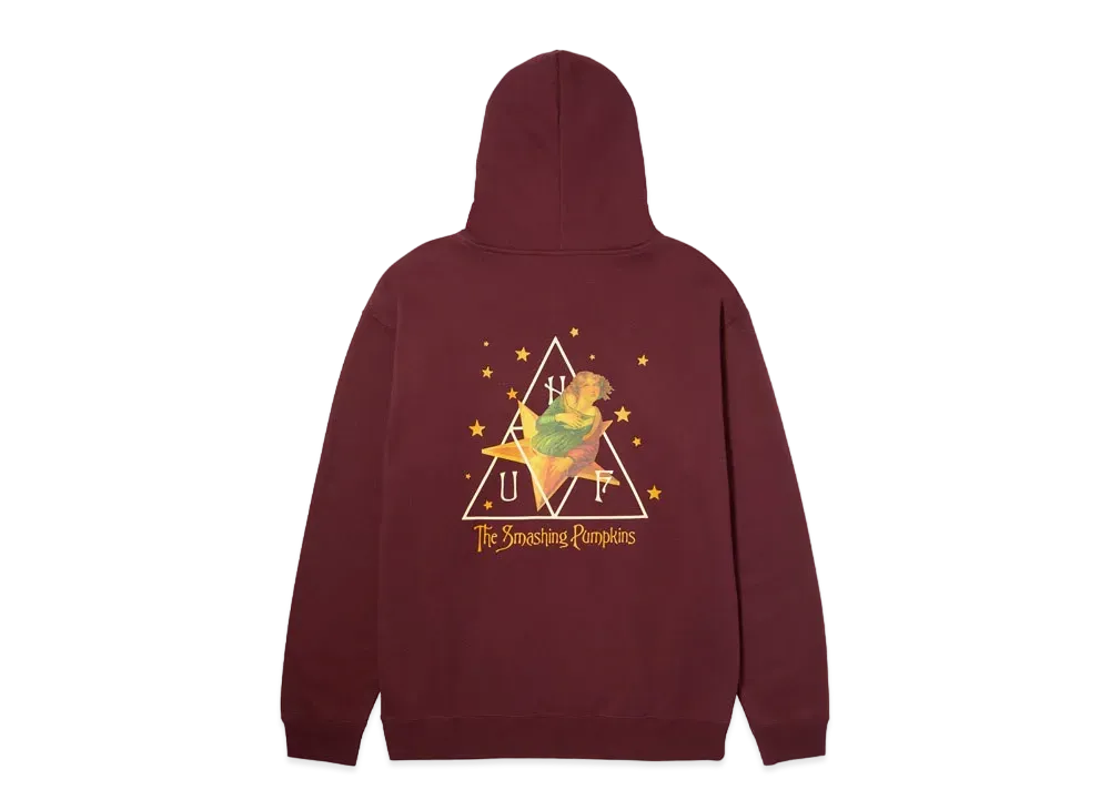 HUF x Smashing Pumpkins Infinite Star Girl Hoodie "Deep Wine"