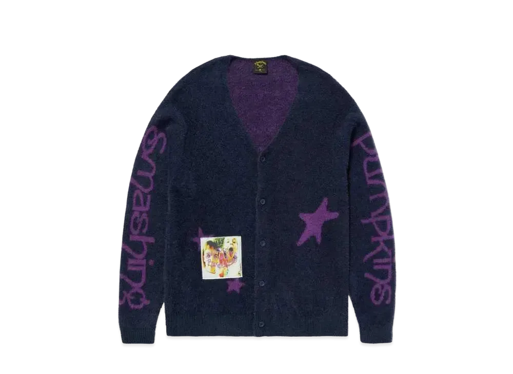 HUF x Smashing Pumpkins Siva Shaggy Cardigan "Navy"