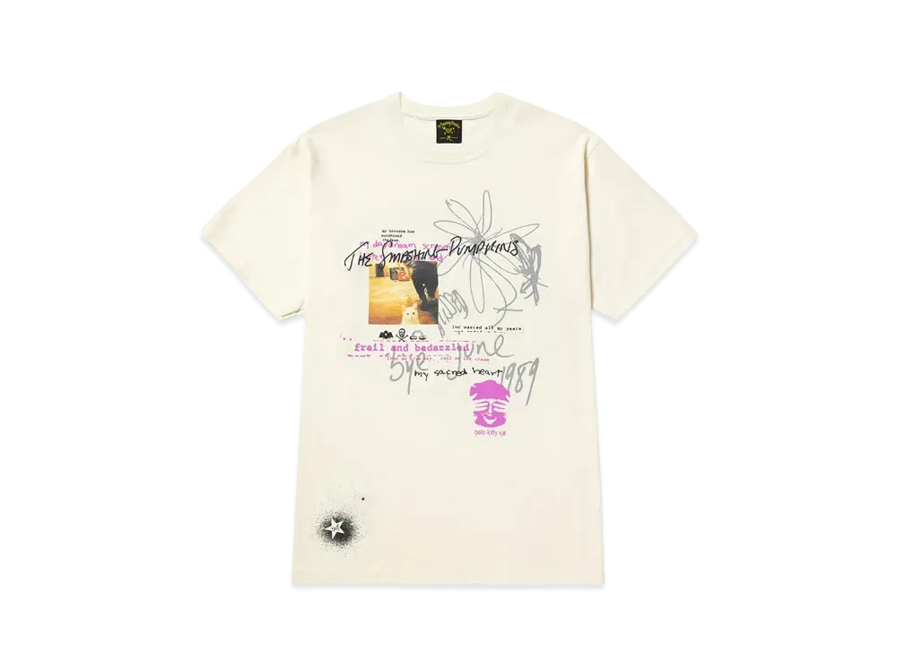 HUF x Smashing Pumpkins Bye June Tee "Bone"