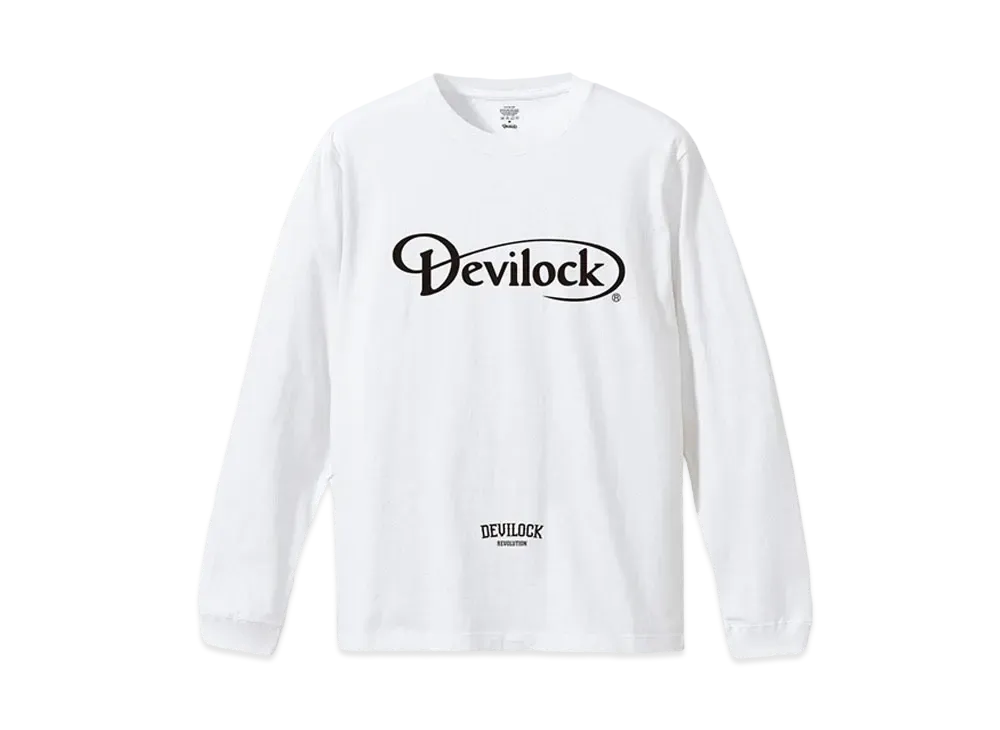 DEVILOCK LOGO L/S TEE "WHITE"