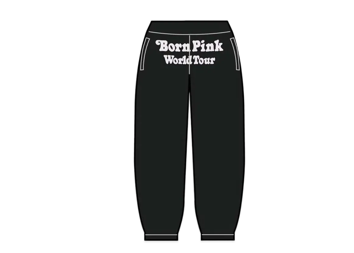 Verdy x BLACKPINK Born Pink Pop Up World Tour Sweatpants (Amex Exclusive) "Black"