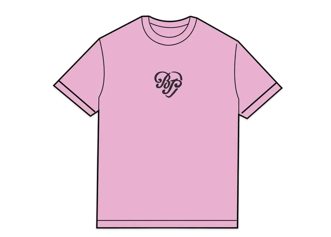 Verdy x BLACKPINK Born Pink Pop Up Heart Logo T-shirt "Pink"