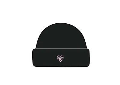Verdy x BLACKPINK Born Pink Pop Up Heart Logo Beanie "Black"