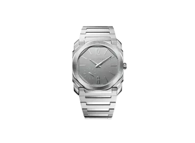 BVLGARI Octo Finissimo Watch "Stainless Steel/Grey"