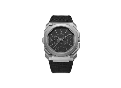 BVLGARI Octo Finissimo Watch "Titanium/Black"