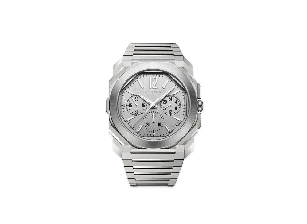 BVLGARI Octo Finissimo Watch "Stainless Steel/Silver"