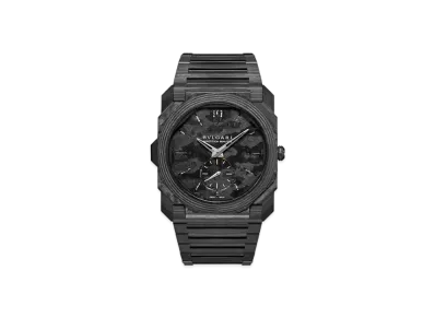 BVLGARI Octo Finissimo Watch "Titanium/Carbon/Black"