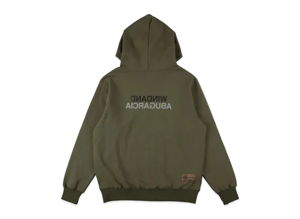WIND AND SEA x Abu Garcia Reflection Zip-Up Hoodie "Olive"