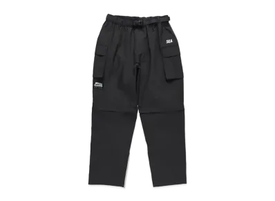 WIND AND SEA x Abu Garcia Water Repellent Removable Cargo Pants "Black"