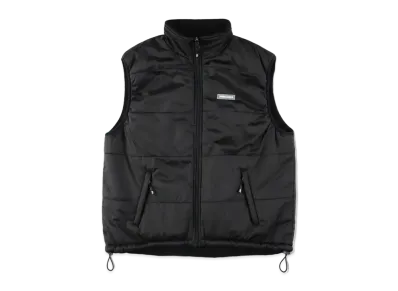 WIND AND SEA Reversible Fleece Vest "Black"
