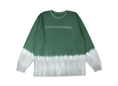 WIND AND SEA Tie Dye L/S Tee "Green"