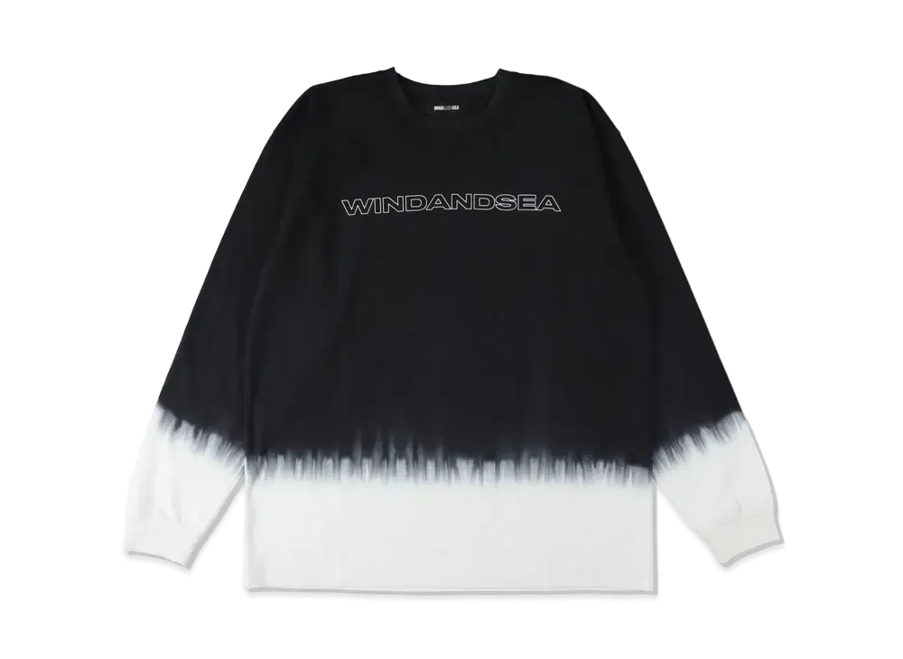 WIND AND SEA Tie Dye L/S Tee "Black"