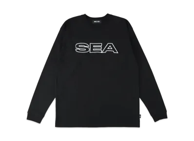 WIND AND SEA Edge Logo L/S Tee "Black"