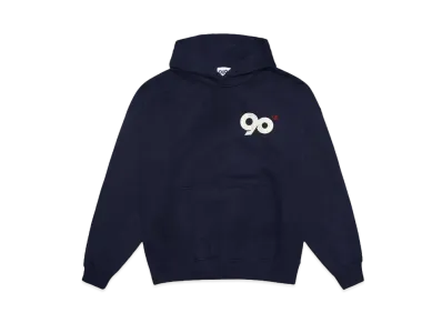 9090 90 Logo Hoodie "Navy"