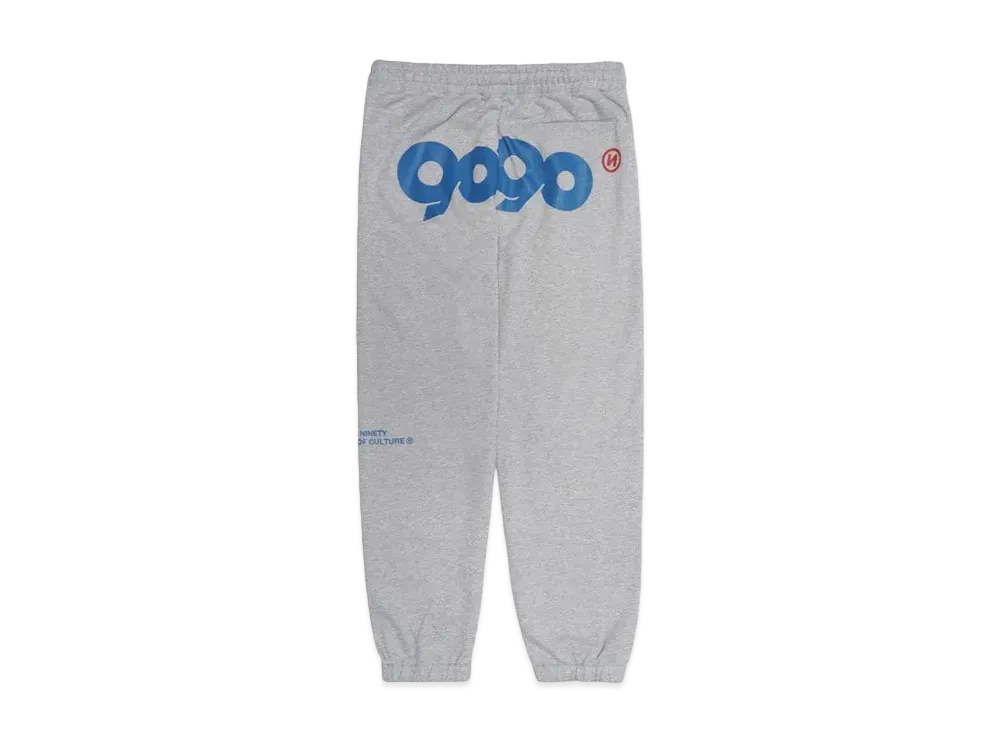 9090 90 Logo Sweat Pants "Heather Gray"