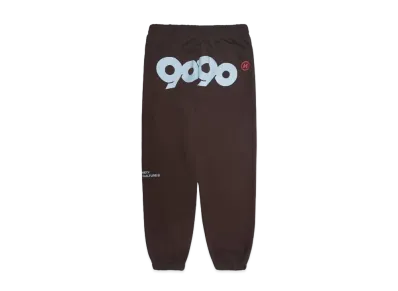 9090 90 Logo Sweat Pants "Brown"