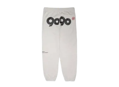 9090 90 Logo Sweat Pants "Oatmeal"