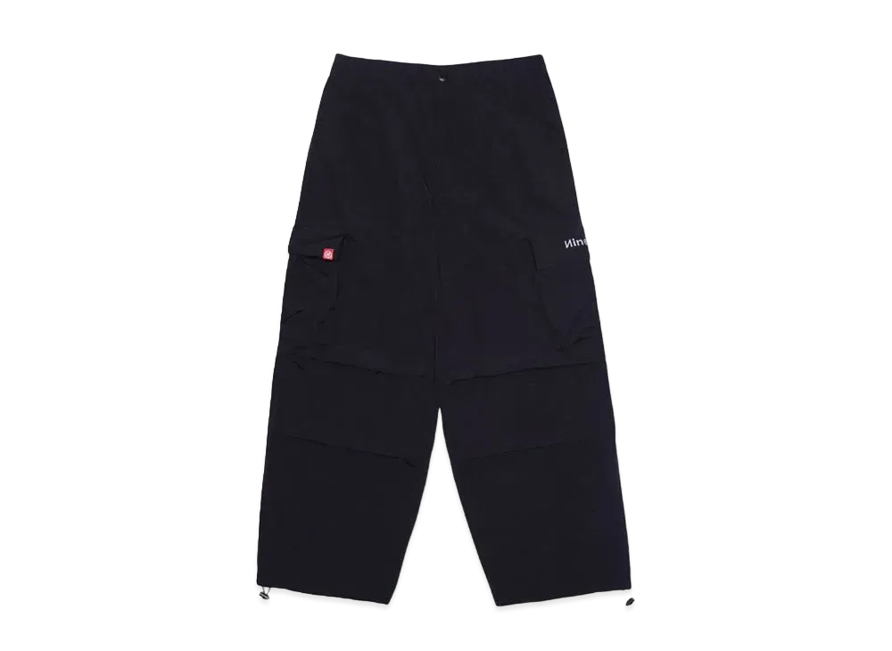 9090 Multi Pockets Nylon Pants "Black"