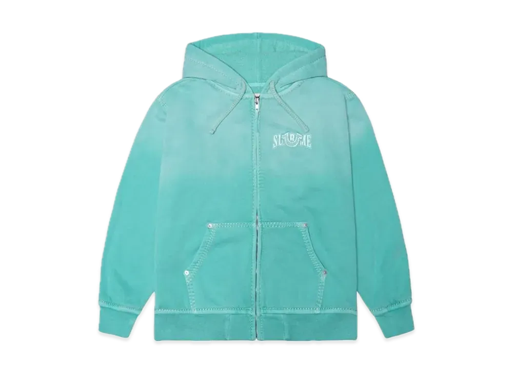 Supreme / True Religion Zip Up Hooded Sweatshirt "Aqua"