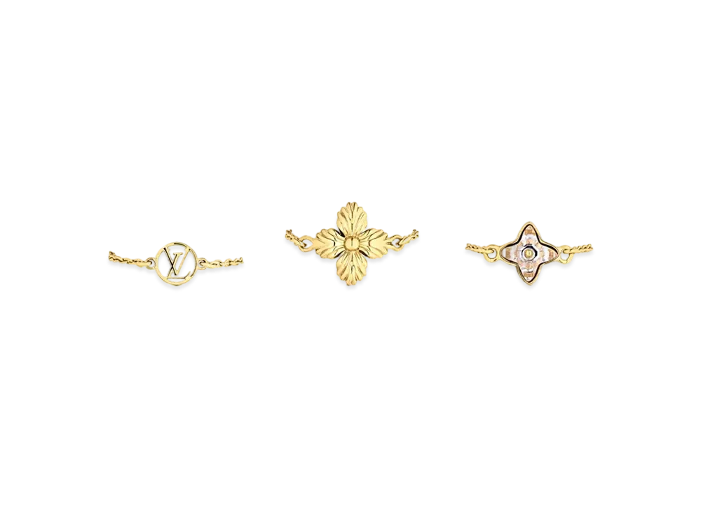 Louis Vuitton Blooming Strass Rings Set