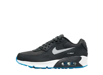Nike GS Air Max 90 "Anthracite/Industrial Blue/White/Reflective Silver"