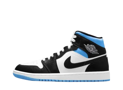 Nike Women's Air Jordan 1 Mid "Black/University Blue"