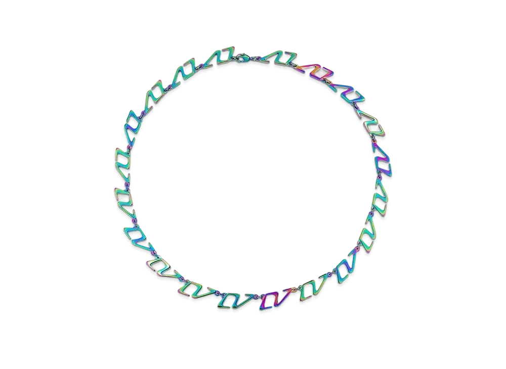 Louis Vuitton LV Chain Links Necklace "Rainbow"