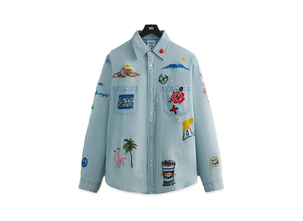 Kith x Otakara NYC Light Indigo Apollo Shirt "Light Indigo"