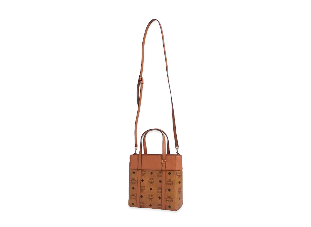 MCM AREN SHOPPER "COGNAC"