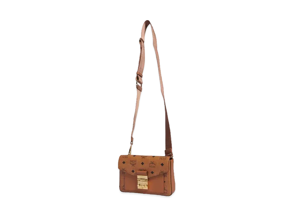 MCM VIKTOR CROSSBODY "COGNAC"