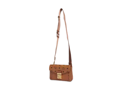 MCM VIKTOR CROSSBODY "COGNAC"