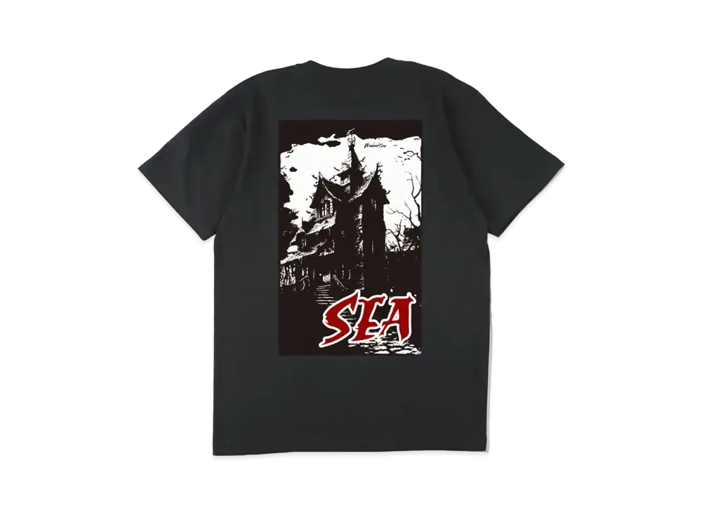 WIND AND SEA Halloween Mansion Tee "Black"