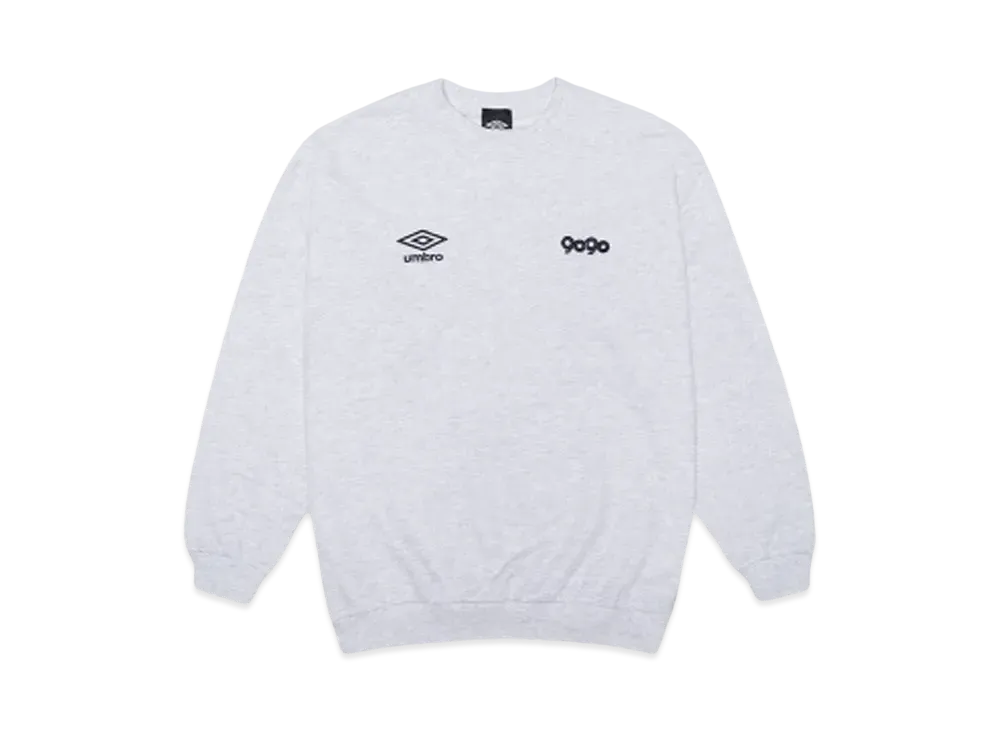umbro x 9090 Two Logo Sweat "Heather Gray"