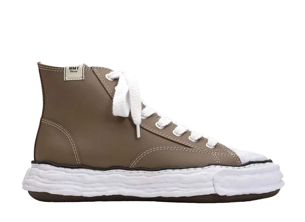 Maison MIHARA YASUHIRO PETERSON 23 OG Sole Leather High-top Sneaker "Brown"