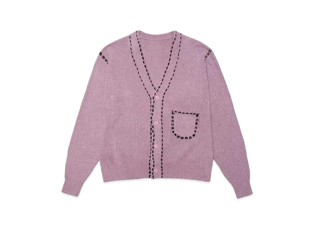 PHINGERIN PG1 CARDIGAN "MOS PINK"
