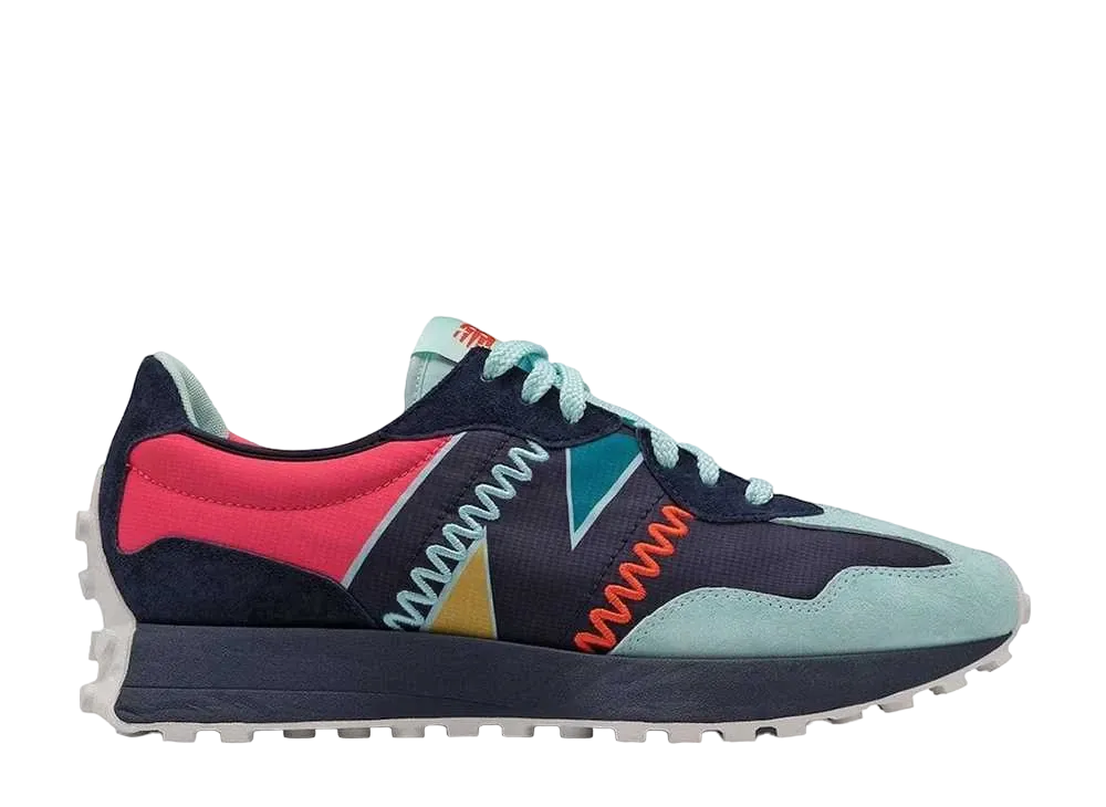 ペンソール × ニューバランス 327 "ネイビー/グレー/ピンク"