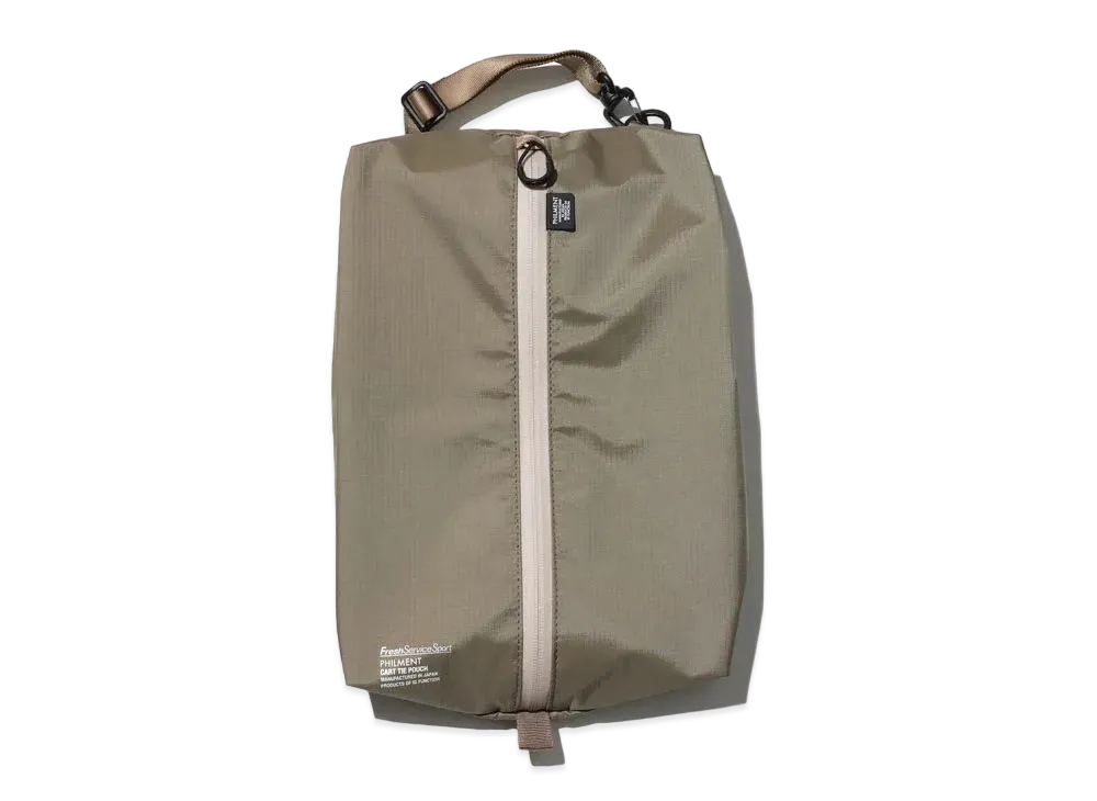 FreshServiceSport PHILMENT x FSS Cart Tie Pouch "Khaki"