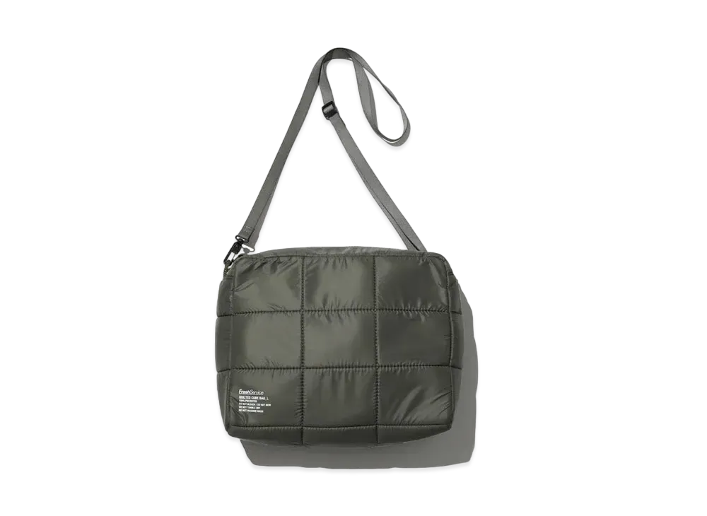 FreshService Quilted Cube Bag_L "Khaki"