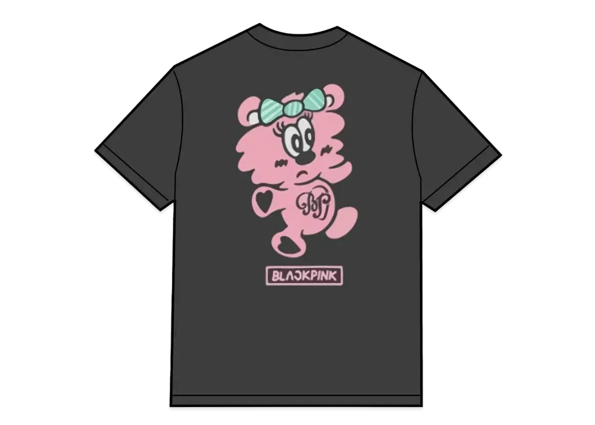 Verdy x BLACKPINK Born Pink Pop Up Plush T-Shirt "Gray"